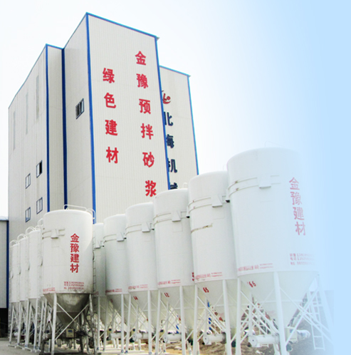 干混砂漿生產工藝流程及設備(圖1)